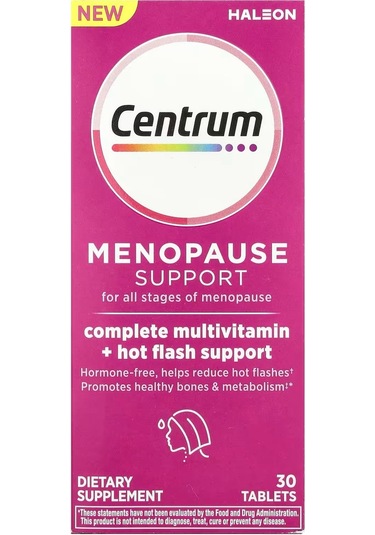 Menopause Support Complete Multivitamin + Hot Flash Support 30 Tablet