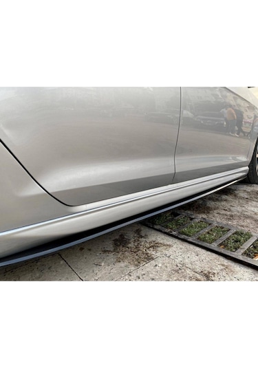 Volkwagen Golf 7-7.5 Yan Marşpiyel Altı Lip Parlak Siyah Abs Çift