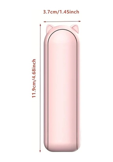 Honeybeeshop Siyah Taşınabilir Fan Şarj Edilebilir Pil Usb Şarj 2si 1 Arada Küçük Fan Kamp Ofis Soğutma Kişisel Kullanım Dayanıklı Abs