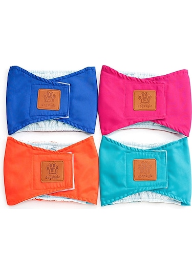 Pet Erkek Köpekler İçin Düz Renk Fizyoloji Pantolon Kibar Ve Taciz Önleyici Köpek Güvenlik Pantolonu, Boyut: S Kırmızı