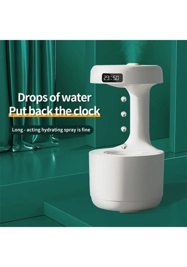 Blackbird Lz599 Yerçekimsiz Hava Nemlendirici 600 Ml Kapasite Dijital Saatli Zarif Tasarım