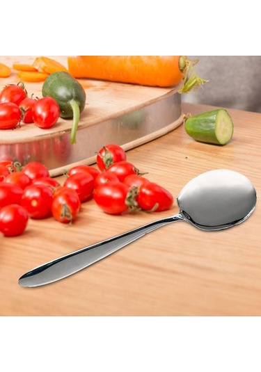 Suntek Magideal Paslanmaz Çelik Restoran Gravies Servis Kaşığı