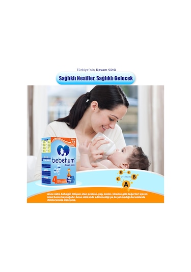 Bebehum 4 Bebek Sütü 800 Gr 12+ay