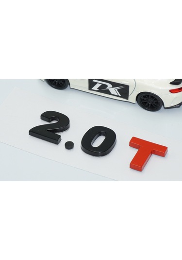 Dk Tuning 2.0t Bagaj Siyah Kırmızı Yazı Logo Volkswagen İle Uyuml