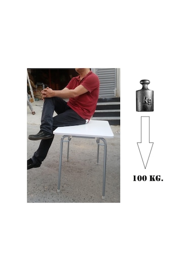 Depolife 60X80 Cm Bilgisayar Masası Mutfak Masası Katlanır Masa Portatif