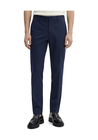 Düz Kumaş Slim Fit Klasik Erkek Pantolon Rafael Lacivert