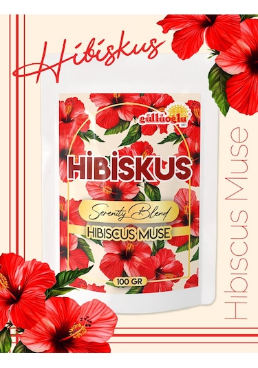 Güllüoğlu 4'lü Bitki Çayı Serisi + Shaker Hibiskus-papatya-biberiye-kıvırcık Nane