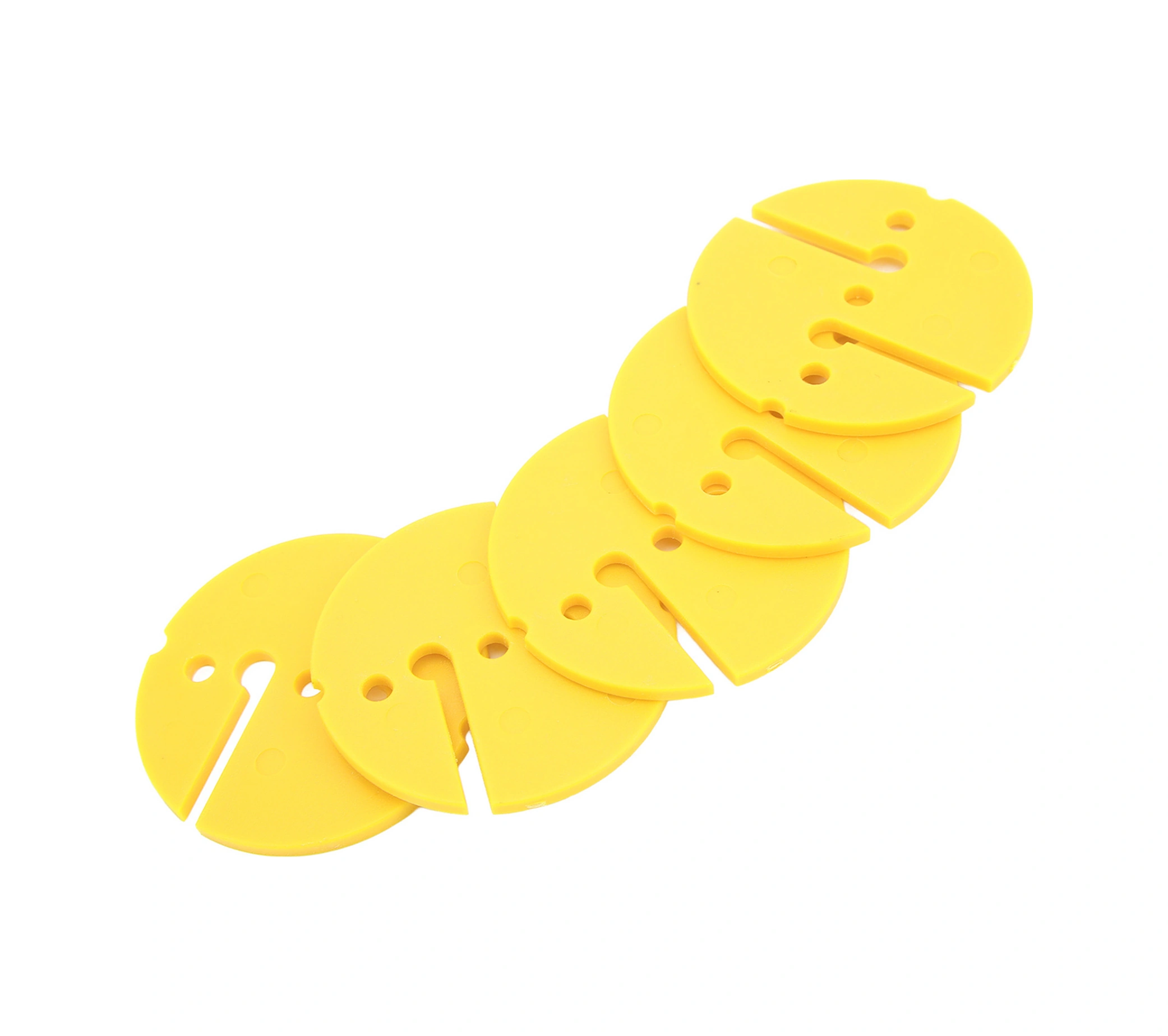 Vkemall Sünger Dalışi İçin Pvc Çubuk İşaretleyici 5 Adet , Mağara Ve Enkaz Dalışları, 6cm, Sarı Sarı