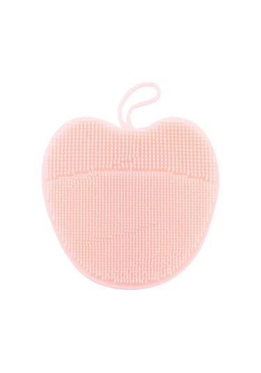 Caş Dekorasyon Açık Pembe Renk Elma Figürlü Yüz Yıkama Aparatı