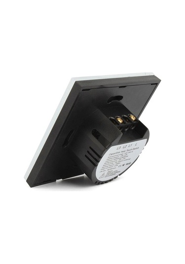 Pazly 86mm 1 Gang Cam Panel Akıllı Ev Işığı Dokunmatik Anahtar, Rf433 Uzaktan Kumanda, Ac 110v-240v Beyaz