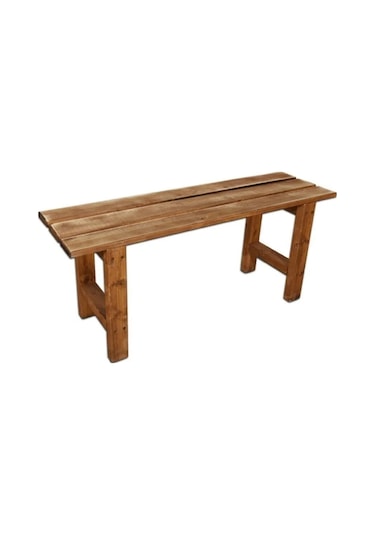 Ahşap Bank Bench Sandalye Mutfak Bank Ceviz 100cm X 30cm Kahverengi