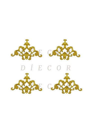 Diecor Dekoratif Polimer Mobilya, Duvar Ve Tavan Motifi Altın 16 X 16 Model:xa81