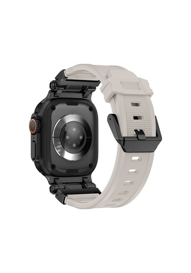 Novahub İos Watch Uyumlu Serisi 5 44mm Explorer Tpu Saat Bantı Siyah Yıldız Işığı, Yeni Tasarım/i