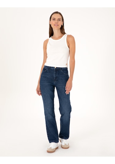 Pierre Cardin Kadın İndigo Pantolon Jean 50313247-vr028 Indigo