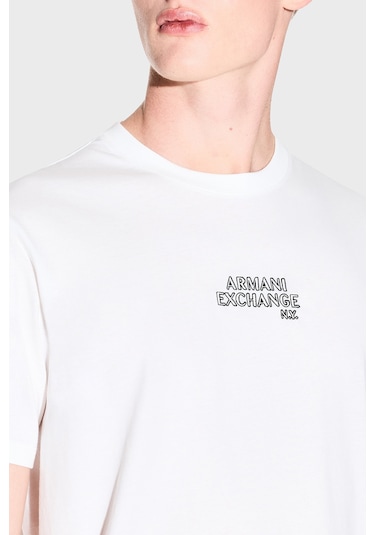 Armani Exchange Erkek T Shirt Xm001784 Af10356 U0009 Beyaz Beyaz
