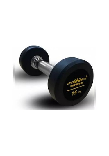 Powerhand Profesyonel Kauçuk Kaplı Dambıl 15 KG