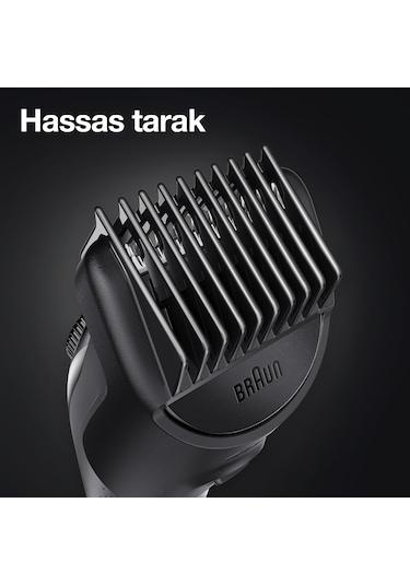 Braun BT 3322 Ayarlanabilir Taraklı Saç & Sakal Şekillendirici