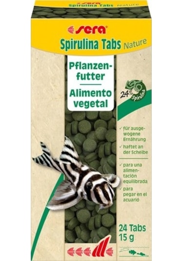 Sera 0920 Spırulına Tabs Tablet Yem 24 Adet