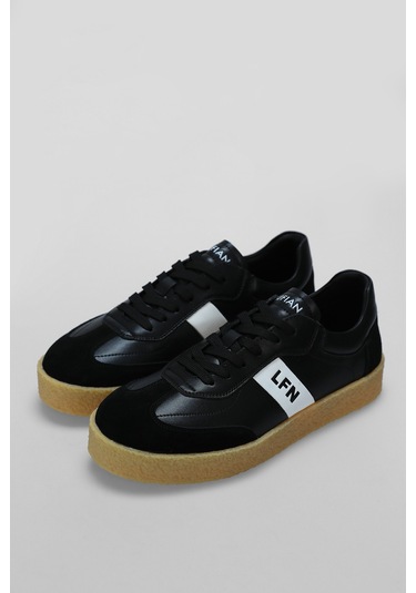 Lufian Jonat Erkek Sneaker Ayakkabı Siyah Siyah 112230208100100 Siyah