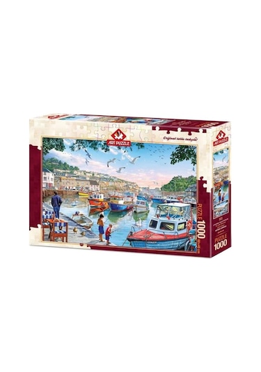 4231 Limandaki Küçük Balıkçılar / Art Puzzle 1000 Parça