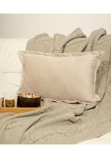 Koza Home İbiza Vizon Kadife Yastık 30x50 5013
