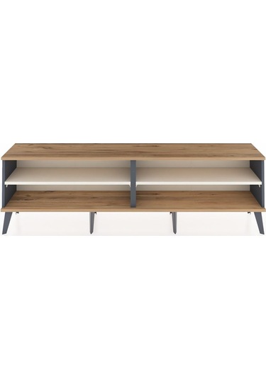 Arges Tv Ünitesi 2 Raflı 176x30x51 Antrasit-çam/aytaşı Atlas Çam/aytası