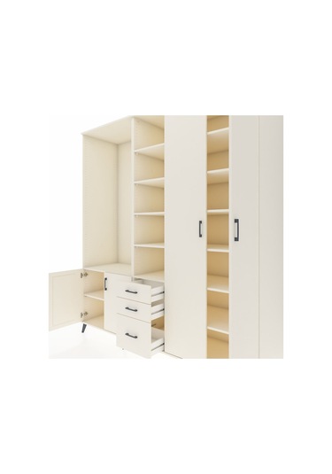 Kronos Dolap 13 Raflı 3 Çekmeceli 4 Kapaklı 220x59x243 Aytaşı-aytaşı/aytaşı Aytası/aytası