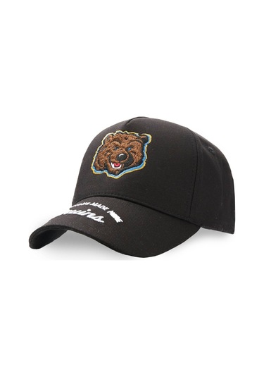 Ucla Lumen Siyah Baseball Cap Nakışlı Unisex Şapka Siyah