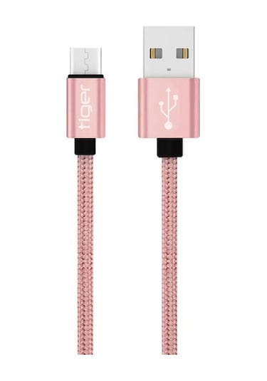 Tiger Micro Usb 3.0A 1Mt Örgü-Halat Hızlı Şarj Usb Kablo Tuc-A86 (526978895)