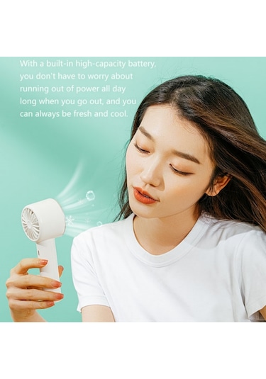 Wx-633 Yaz El Fanı 3 Hız Yarı İletken Soğuk Kompres Masa Fanı Lacivert