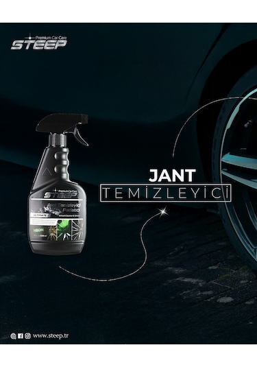 Steep Ultimate Lastik Ve Jant Temizleyici 500 Ml Premium Set