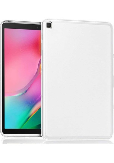 Samsung Galaxy Tab A Sm T510 2019 Uyumlu Şeffaf Silikon Tablet Kılıfı Kılıf
