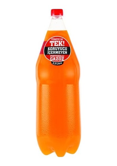 Uludağ Efsane Portakal Aromalı Gazoz 2,5 Lt X 6 Adet