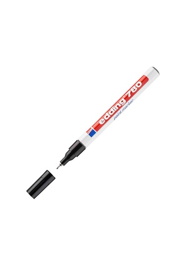 Edding 780 Hobi Sanat Kalemi Siyah Tam Örtücü Markör