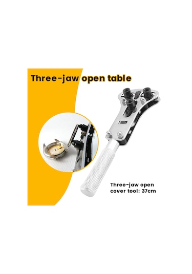 Saat Kasası Çıkarma Montajı Üç Pençeli Açık Kapak Seti Saat Tamir Takımı