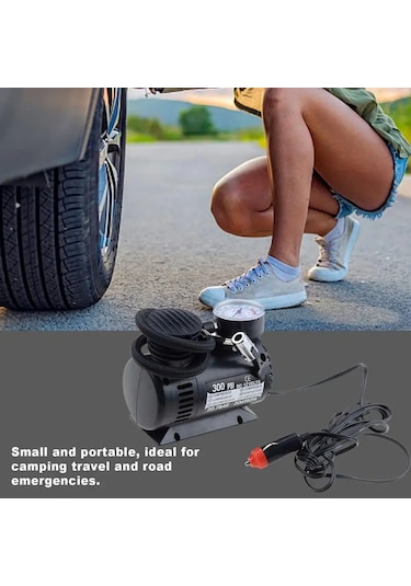 Taşınabilir Hava Kompresörü Araba Elektrik 12 12v Mini Hava Kompresörü Oto Hava