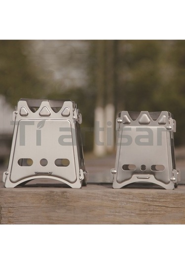 Wondernest Ws009m Taşınabilir Sobası Paslanmaz Çelik Kamp Ocağı Odun Mekan Isıtıcı Dış Mekan Ayrılabilir 304 No Model Çok Renkli