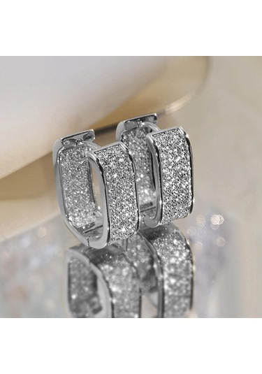 Rose Gold Kadınlar İçin Kübik Zirkonlu Lüks Moda Yüzükler, Altın Gelin Aksesuarları, Düğün Küpeleri, Sevgililer Günü Hediyesi, Takı Rose Gold