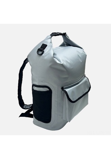 Ranyeek Su Geçirmez Sırt Çantası - 30l Büyük Kapasiteli, Ipx6 Su Geçirmez, Yansıtıcı Şeritli Outdoor Spor Çantası Gri