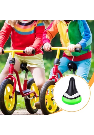 Suntek Çocuklar Bisiklet Eyer Çocuk Koltuğu Erkekler Için Siyah Yeşil