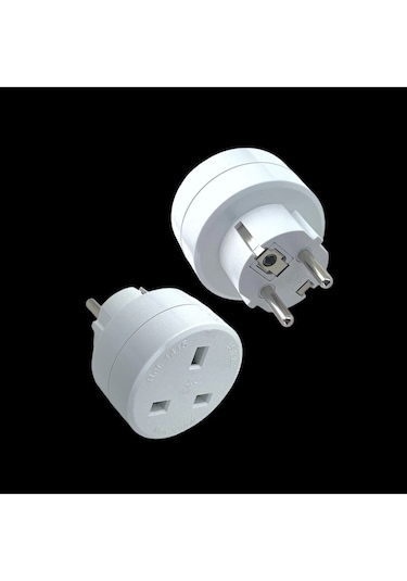 İngiliz Dişi Türk Erkek Fişli Seyahat Adaptörü Çevirici Priz Dönüştürücü