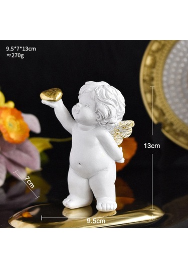 Suntek Magideal Melek Heykeli Beyaz Masaüstü Süs Aşk Tanrısı