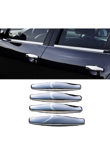 Dacia Duster 2008-2012 Arası Krom Kapı Kolu 4 Kapı P.çelik