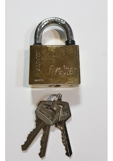 Fivestar Sarı 38 Mm Titanyum Asma Kilit fsk0238