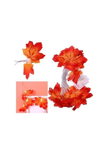 Novahub Sevgililer Günü Hediyesi Akçaağaç Yaprakları Işık Dizisi, Ekonomik Çelenk Lambası