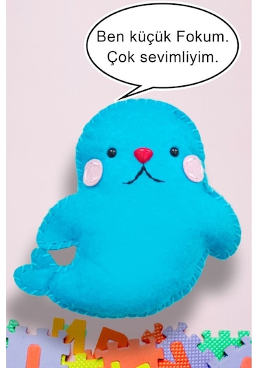 Keçe Oyuncak Dikiş Seti - Sevimli Fok Motor Beceri Oyuncak