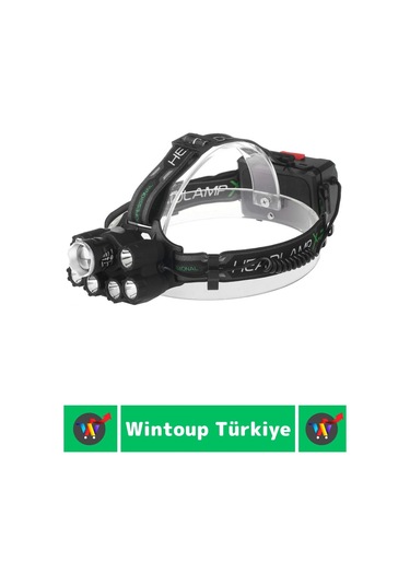 Profesyonel Kamp Balıkçı Deprem Güçlü Işık 8 Mod Yüksek Mesafeli Güçlü Kafa Lambası Çok Renkli