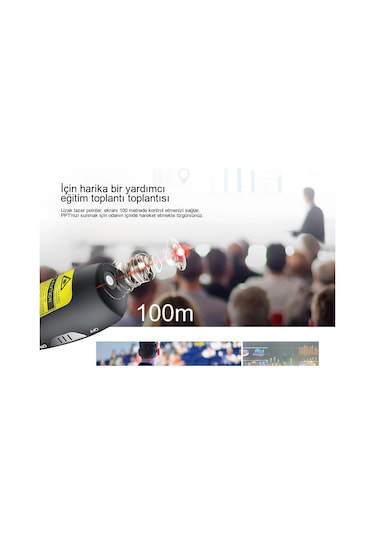 Sunum Kumandası Wireless Presenter Laser Pointer Streak Bw2581