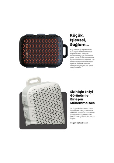 HiFuture Pocket S BT5.4 IPX7 5W TWS Su Geçirmez Mini Hoparlör