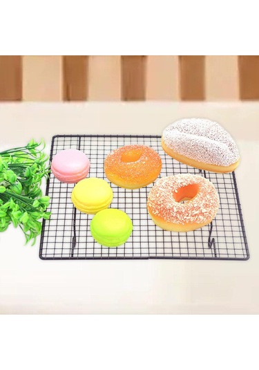 Homyl Soğutma Rafı Izgarası Tel Raf Pişirme Aracı Yapışmaz Gosterildigi Gibi